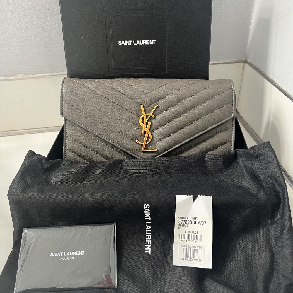 YSL Grey Crossbody